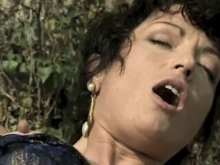 The Dirty Farmer Pisses in the Field Before Getting Her Ass Fucked by a Passerby