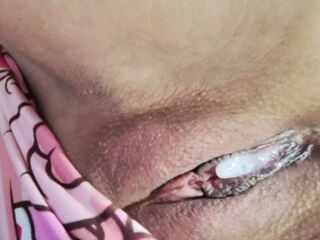 my wife got fucked by my best friend in her favorite pajama and then was my turn to creampie her