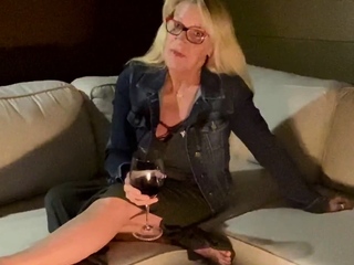 slut his tall blonde fetish flashing ass on live webcam