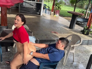 Amateur latin couples divide to have sex