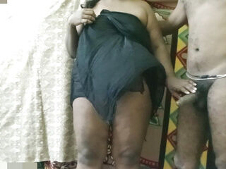 Tamil Desi beautiful wife is having sex with her husband in a rough way homemade sex