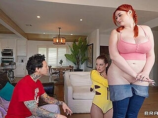 Abigaiil Morris, Small Hands And Aubree Valentine In Saucy Bbw Mind-boggling Movie