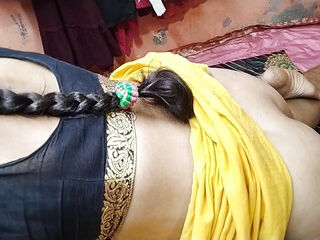 Brother-in-law left the village sister-in-law in all the blouse