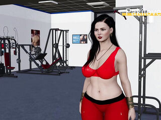 Animation desi wife fucked hard in gym by trainer