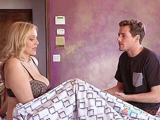 Busty Fools Around With Her Stepson - Julia Ann