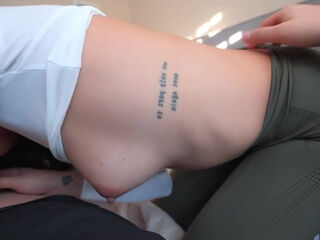 Beautiful stepdaughter seduces me with her amazing pants