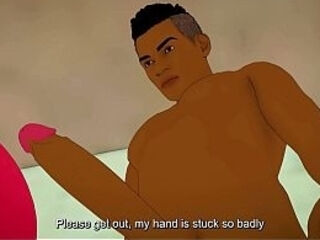 Indian Sali Hand Stuck &ndash_ Intense Bathroom Fun with Brother-in-Law