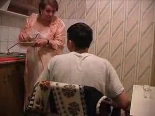 Co-ed having sex with a BBW grandma