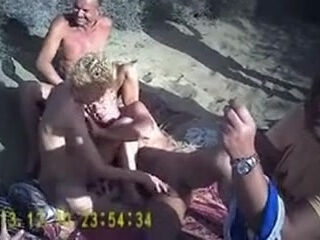 Beach Wanking Time