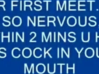 Cuckold comments on his slutty wife's first creampie experience with a stranger