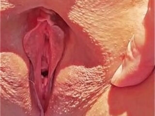 Maturemons, horny mature displays super close up wide open cunt .