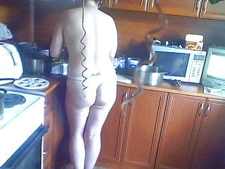 Wifey in the kitchen