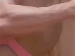 Black Muscle Flex Show Delivered to an Old Dub House Backdrop Rythmn